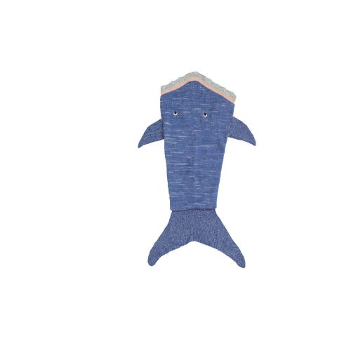 Takaró Crochetts Takaró Kék Cápa 70 x 140 x 2 cm