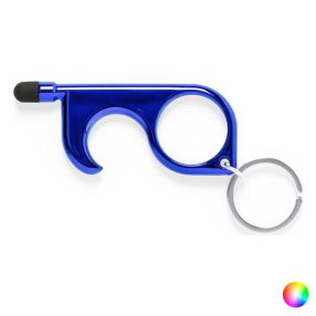   Higiénikus ajtónyitó kulcstartó és kijelző érintő Kék