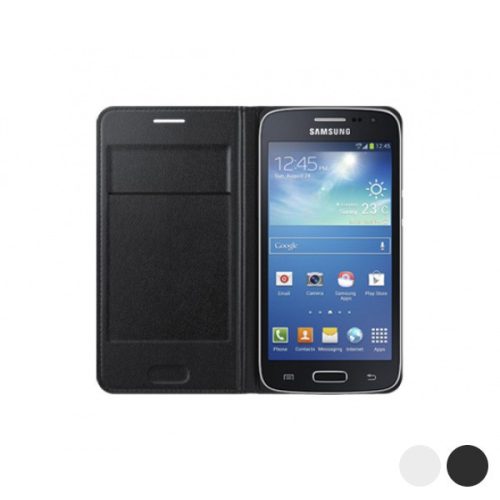 Flip Wallet for Galaxy Core LTE G386F Samsung Fekete