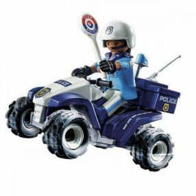   Játék Jármű Szett Playmobil Speed Quad City Action 71092 Rendőr (21 pcs)