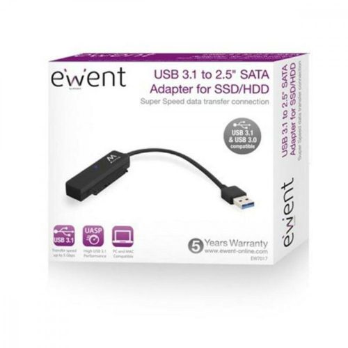 USB-s SATA átalakító adapter merevlemezhez Ewent EW7017 2,5" USB 3.0