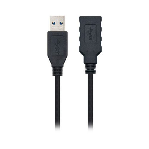 USB-kábel NANOCABLE 10.01.090 Fekete 3 m