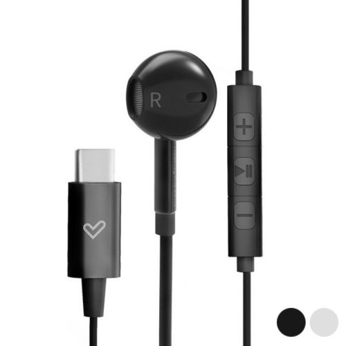 Fejhallgató Mikrofonnal Energy Sistem Smart 2 USB-C Fekete