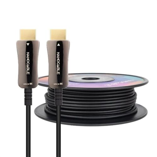 HDMI Kábel NANOCABLE 10.15.2150 8k ultra hd 48 gbit/s 50 m Fekete