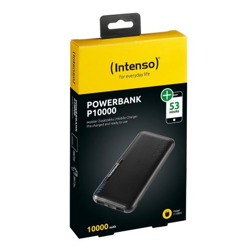Powerbank INTENSO P10000 Fekete 10000 mAh (1 egység)