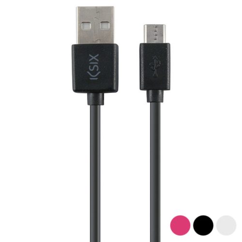 Kábel KSIX BXCUSB01 Micro USB 1 m Fekete