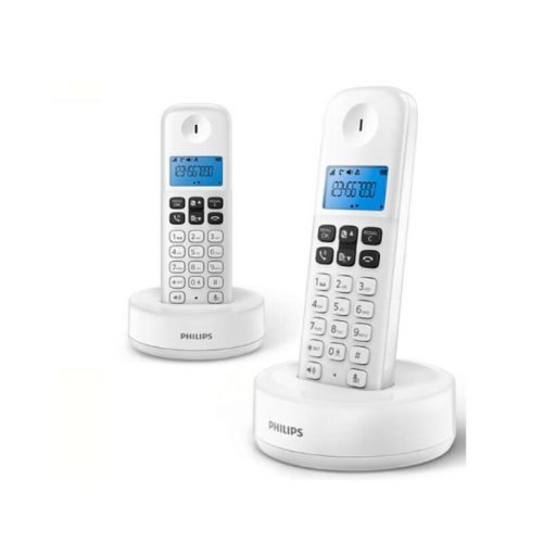 Vezeték Nélküli Telefon Philips D1612W/34 1,6" 300 mAh GAP (2 pcs) Fehér