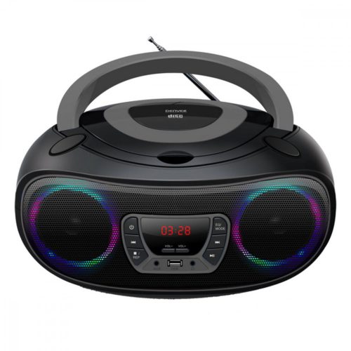 CD Bluetooth MP3 Rádió Denver Electronics TCL-212BT GREY 4W Szürke Fekete/Szürke