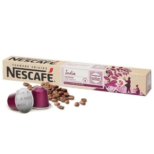 Kávékapszulák FARMERS ORIGINS Nescafé INDIA (10 uds)