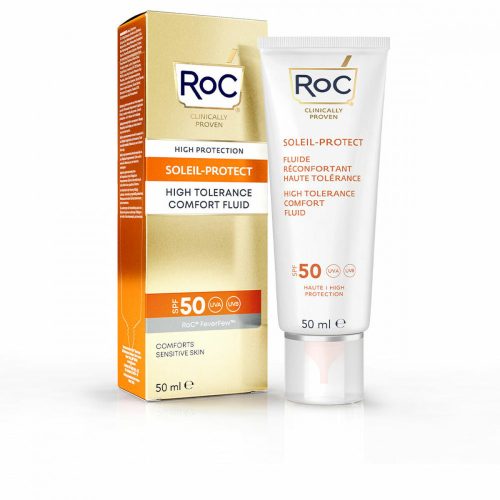 Fényvédő Krém Roc High Tolerance Érzékeny bőr SPF 50 (50 ml)