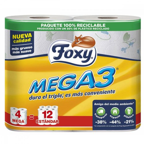 WC-papír Foxy Mega3 (4 egység)