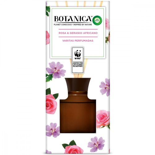 Illatosító pálcikák Air Wick Botanica Rózsaszín Afrikai Férfi Geránium Természetes összetevők (80 ml)