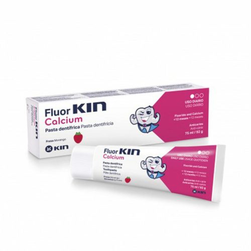 Fogkrém Kin Fluorkin Calcium 75 ml Eper