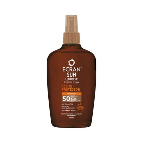 Napvédő olaj Ecran Ecran Sunnique SPF 50 (200 ml) Spf 50 200 ml