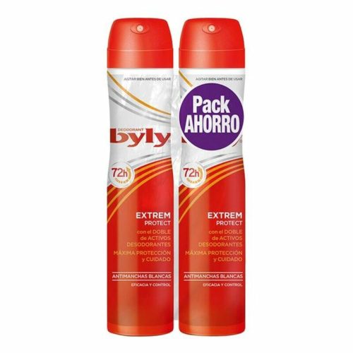 Spray Dezodor Extrem Protect Byly 8411104041158 (2 uds) 200 ml