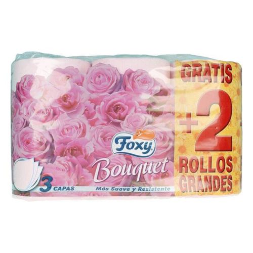 WC-papír Foxy Bouquet 3 réteg (6 uds)