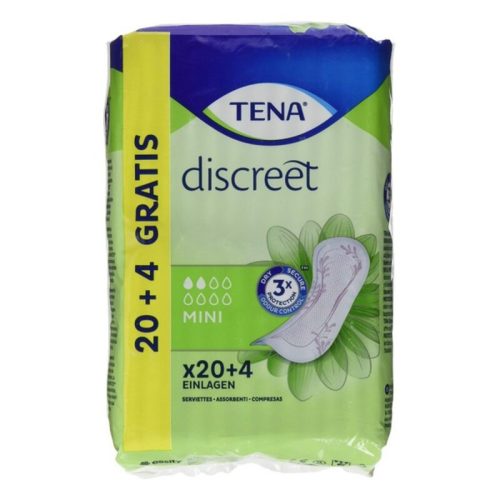 Inkontinencia Betét Discreet Mini Tena (24 uds)