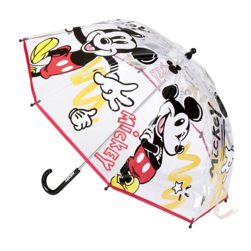Esernyő Mickey Mouse Átlátszó Ø 71 cm Piros