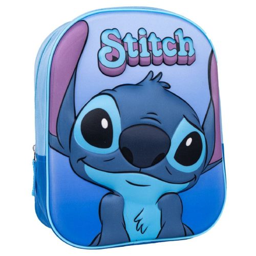 3D Iskolatáska Stitch Kék 25 x 31 x 10 cm