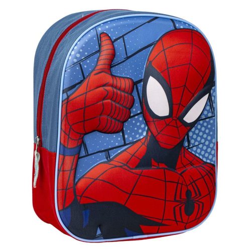 3D Gyerek Hátizsák Spider-Man Piros Kék 25 x 31 x 10 cm