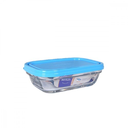Négyszögletes uzsonnás doboz fedéllel Duralex Freshbox Kék 400 ml