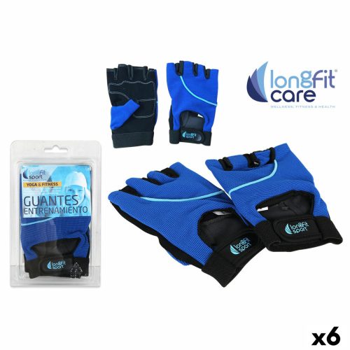 Edző kesztyűk LongFit Sport Longfit sport Kék/Fekete