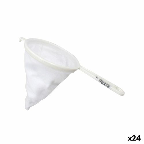 Szűrő   Fehér Műanyag Franela Ø 12 cm (24 egység)