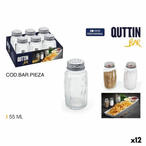 Fűszertartó Quttin Bar 55 ml 4 x 4 x 8 cm (6 Darabok) (12 egység)