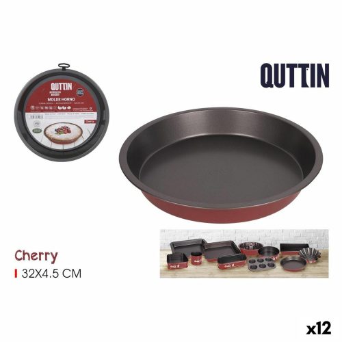 Sütőforma Quttin Cherry Szénacél 32 x 32 x 5 cm (12 egység)