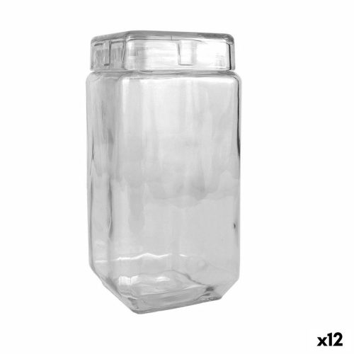 Korsó La Mediterránea Üveg 2,2 L 11 x 11 x 22,5 cm Négyzetben (12 egység)