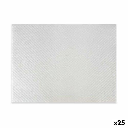 Table mat set Algon Eldobható Fehér 60 Darabok 30 x 40 cm (25 egység)