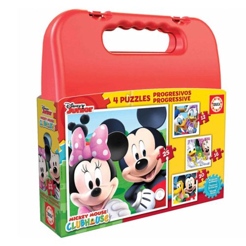 4 kirakós szett Disney Mickey Mouse Progressive Educa 16505 (12-16-20-25 pcs)