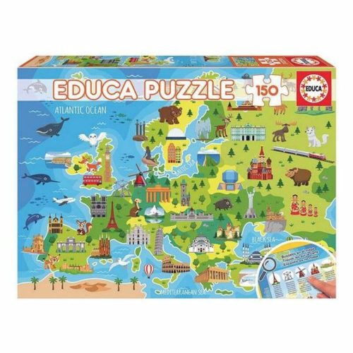 Gyermek Puzzle Europe Map Educa (150 pcs)