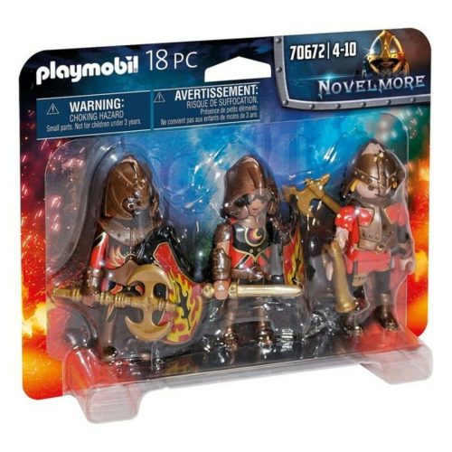 Figura szett Novelmore Fire Knigths Playmobil 70672 (18 pcs)
