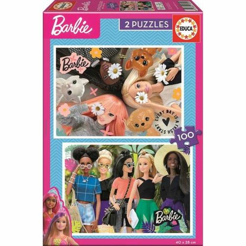 2 kirakós szett Barbie 100 Darabok