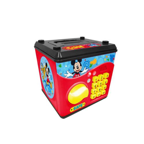 Persely Mickey Mouse musical Mickey Mouse 14 cm Piros