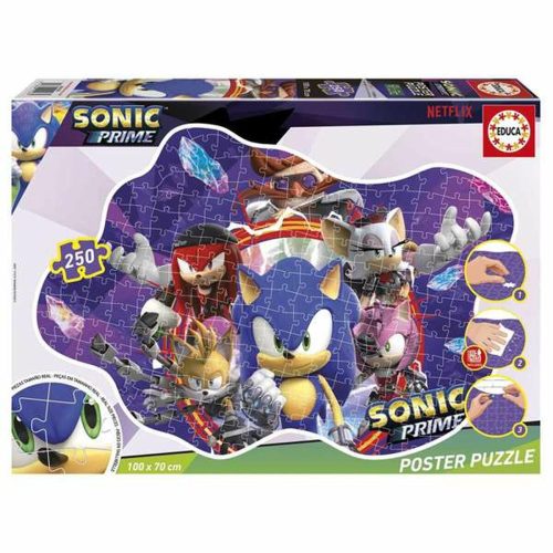 4 kirakós szett Sonic Prime 250 Darabok