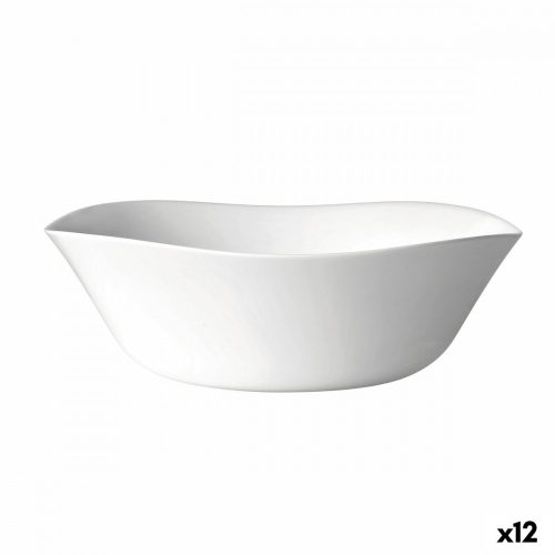 Salátás Tál Bormioli Rocco Parma Fehér Üveg (24 cm) (12 egység)