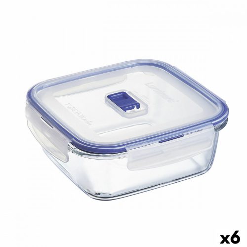Hermetikus ebéddoboz Luminarc Pure Box Active 1,22 L Kétszínű Üveg (6 egység)