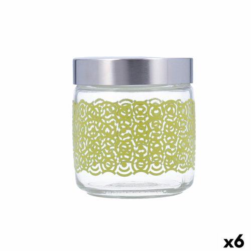 Korsó Giara Zöld Üveg 750 ml Fedéllel (6 egység)