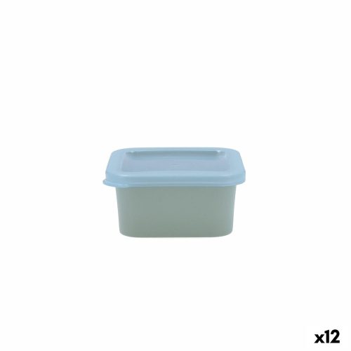 Négyzet alakú ebéd doboz fedéllel Quid Inspira 200 ml Zöld Műanyag (12 egység)