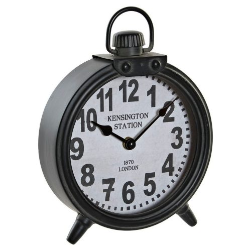 настолен часовник DKD Home Decor Sötét szürke Vas 18,5 x 5,5 x 26 cm