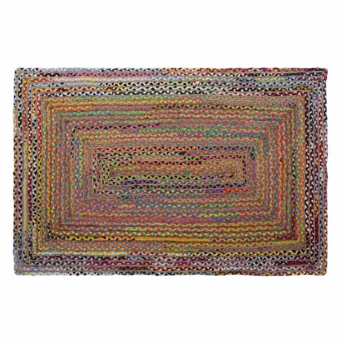 Szőnyeg DKD Home Decor Barna Többszínű Juta Pamut (160 x 230 x 1 cm)