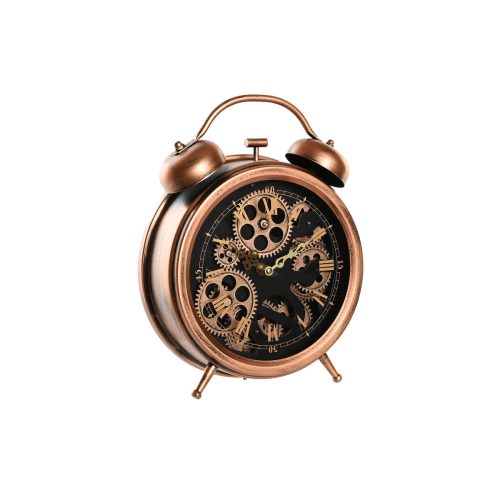 настолен часовник DKD Home Decor Többszínű Réz Kristály Vas Vintage 26 x 8 x 33,5 cm
