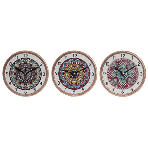 настолен часовник Home ESPRIT Kerámia Mandala 16 x 1 x 16 cm