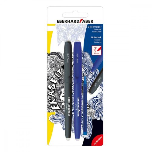 Gél toll Eberhard Faber 582103 Kék Fekete/Kék (Felújított A)
