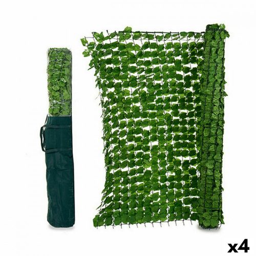 Kerti Kerítés Ágynemű 1,5 x 3 m Világos zöld Műanyag (4 egység)