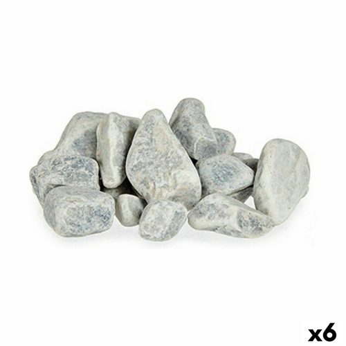 Dekoratív kövek 2 Kg Világos szürke (6 egység)