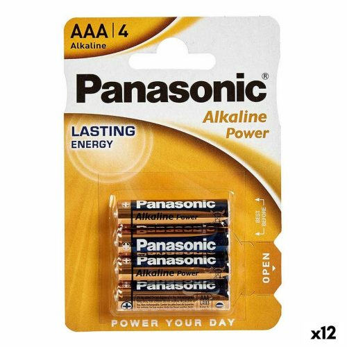 Alkáli Elemek Panasonic LR03 AAA (12 egység)