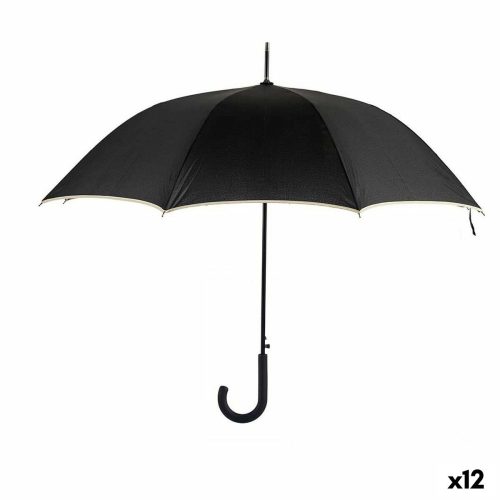 Esernyő Fekete Krémszín Fém Szál 95 x 95 x 86 cm (12 egység)